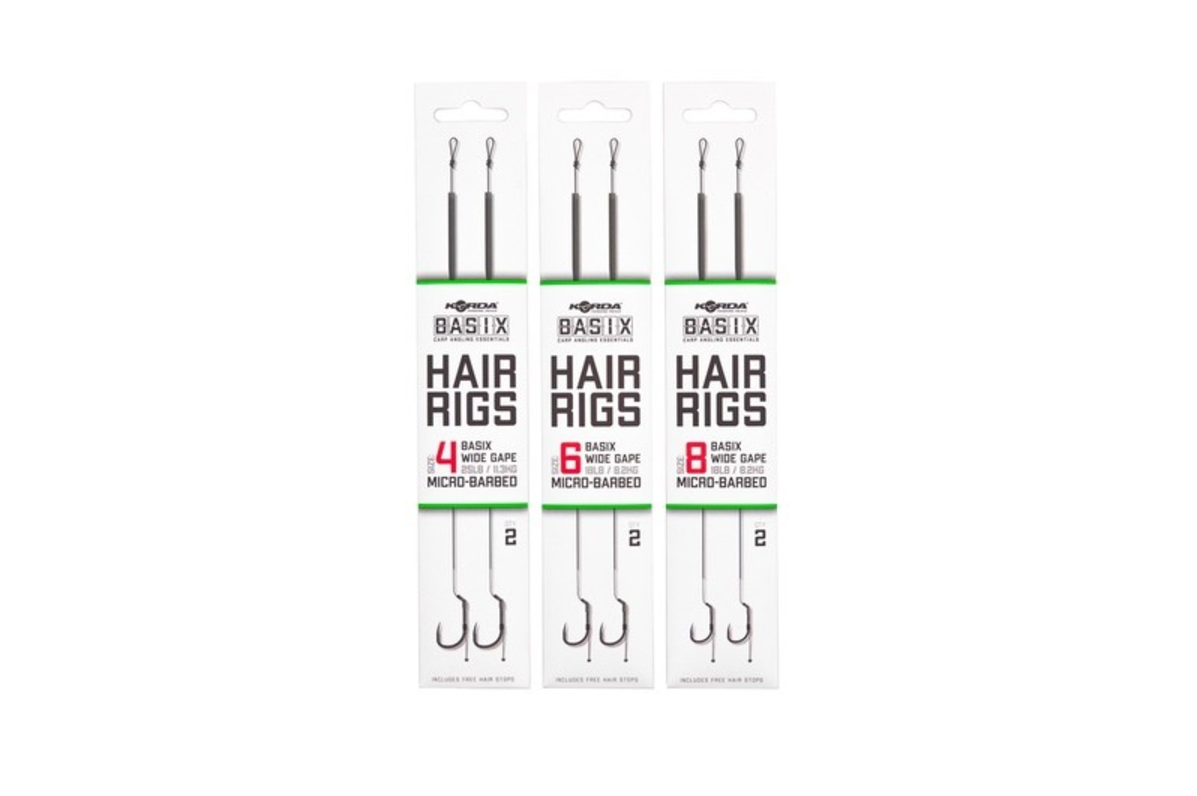 Korda Basix Hair Rigs Wide Gape